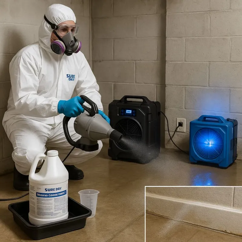 Sanitization and Odor Removal process in Broadway, NC