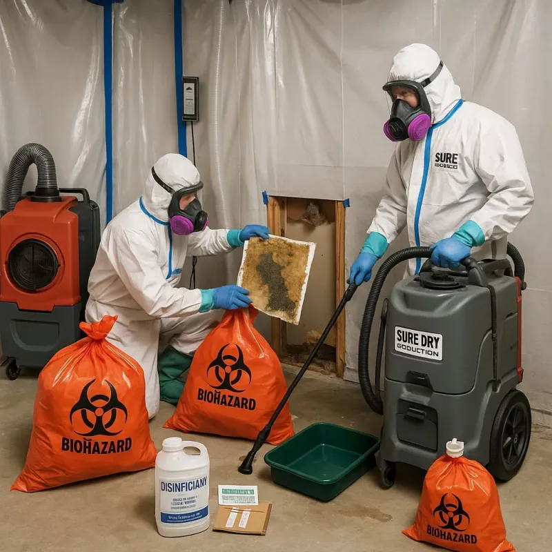 Contaminated Water Handling Protocols process in Broadway, NC