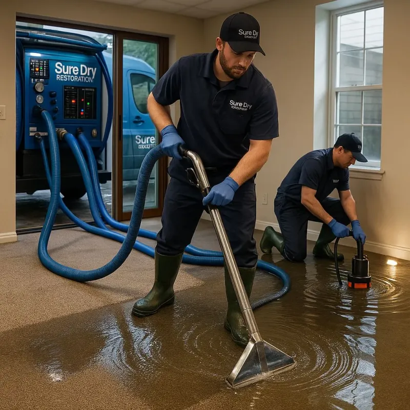 Water Extraction and Removal process in Broadway, NC